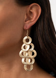 Scattered Shimmer - Gold Earring