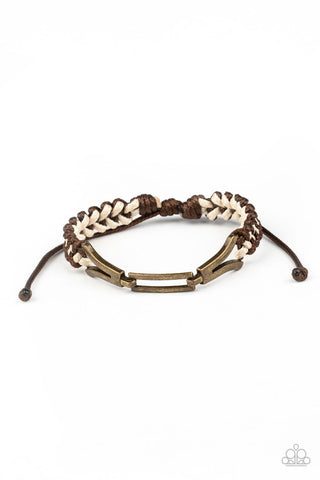 Bungee Bungalow - Brown Urban Bracelet