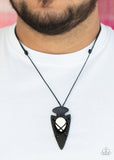 Hold Your ARROWHEAD Up High - White Urban Necklace