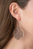 Garden Mosaic - Copper Earring