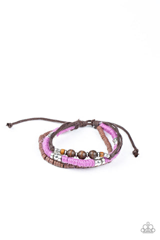 Totally Tiki - Purple Urban Bracelet