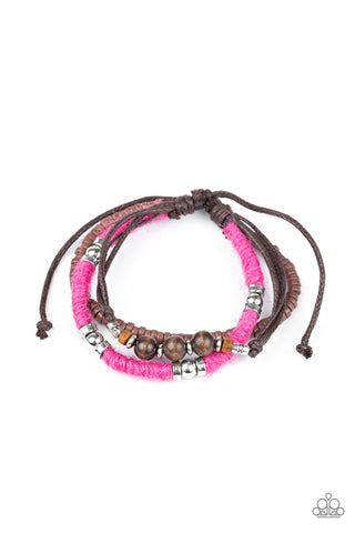 Totally Tiki - Pink Urban Bracelet