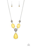 Heirloom Hideaway - Yellow Necklace