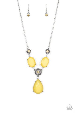 Heirloom Hideaway - Yellow Necklace