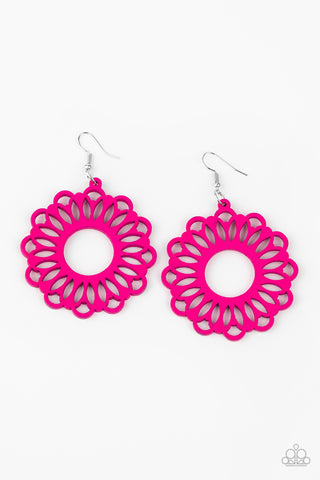 Dominican Daisy - Pink Earring