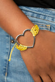 Playing With My HEARTSTRINGS - Yellow Bracelet