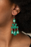 Afterglow Glamour - Green Earring