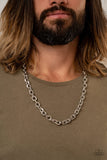 Steel Trap - Silver Urban Necklace