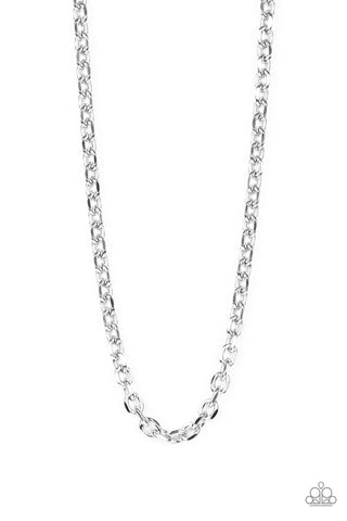 Steel Trap - Silver Urban Necklace