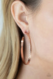 Rustic Radius - Copper Hoop Earring