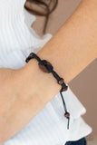 The Road KNOT Taken - Black Bracelet