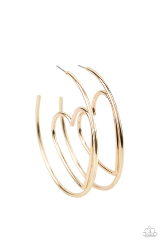 Love At First BRIGHT - Gold Hoop Earring