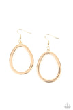 Casual Curves - Gold Earring