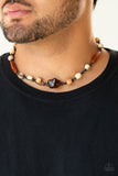 Island Grotto - Brown Necklace