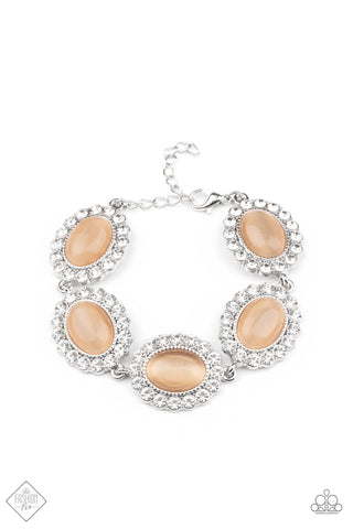 Demurely Diva - Orange Bracelet