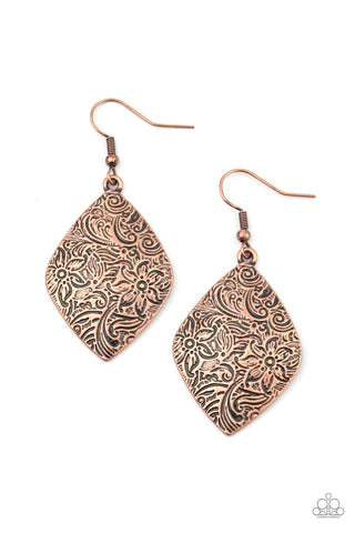 Flauntable Florals - Copper Earring