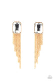 Save for a REIGNy Day - Gold Post Earring