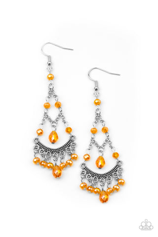 First In SHINE - Orange Earring