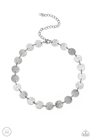 Reflection Detection - Black Choker Necklace