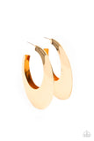 Going OVAL-board - Gold Hoop Earring