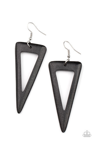 Bermuda Backpacker - Black Earring