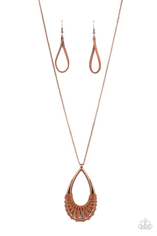 Homespun Artifact - Copper Necklace