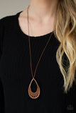 Homespun Artifact - Copper Necklace