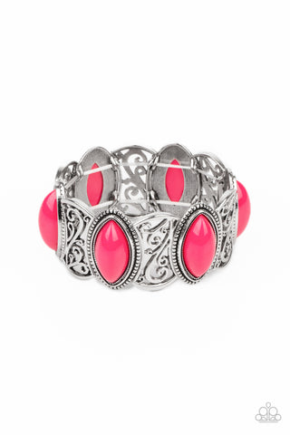 POP, Skip, and a Jump - Pink Bracelet