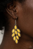 Flamboyant Foliage - Yellow Earring