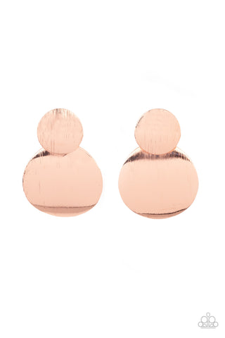 Here Today, GONG Tomorrow - Copper Post Earring