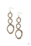 So OVAL It! - Brass Earring