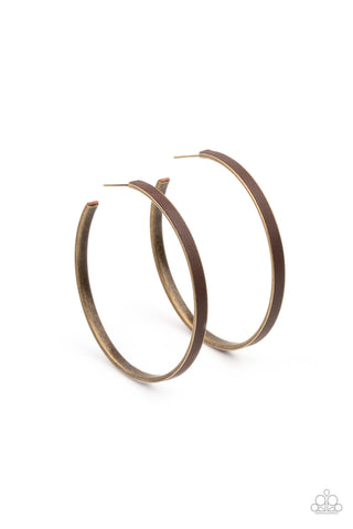 Fearless Flavor - Brass Hoop Earring