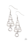 Luminously Linked - White Earring