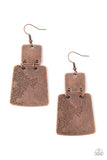 Tagging Along - Copper Earring