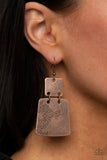 Tagging Along - Copper Earring