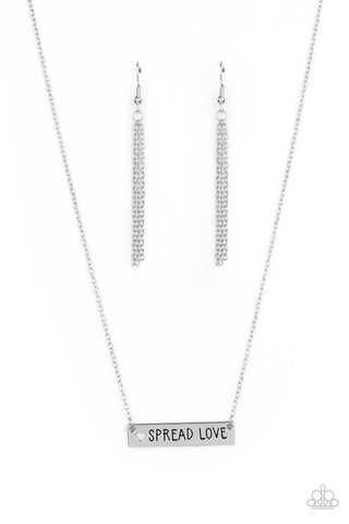 Spread Love - Silver Necklace