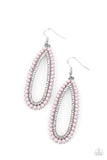 Glamorously Glowing - Pink Earring