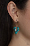 Poshly Primitive - Blue Hoop Earring