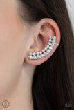 Doubled Down On Dazzle - White Post Earring