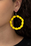 Living The WOOD Life - Yellow Earring