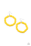 Living The WOOD Life - Yellow Earring