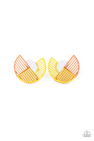 It's Just an Expression - Yellow Post Earring