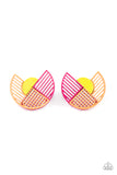 Its Just an Expression - Pink Post Earring