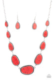 Elemental Eden - Red Necklace