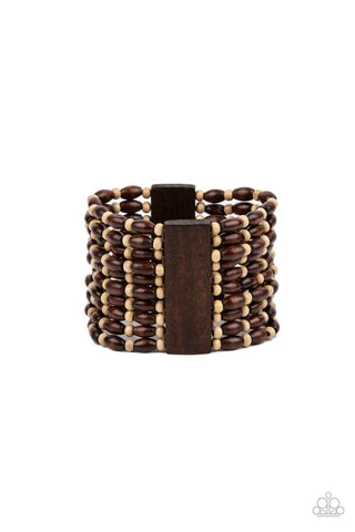 Cayman Carnival - Brown Bracelet