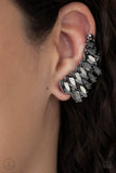 Explosive Elegance - Silver Post Earring