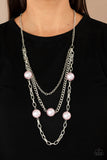 Thanks For The Compliment - Pink Necklace