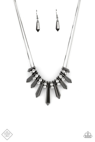 Dangerous Dazzle - Black Necklace