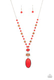 Naturally Essential - Red Necklace