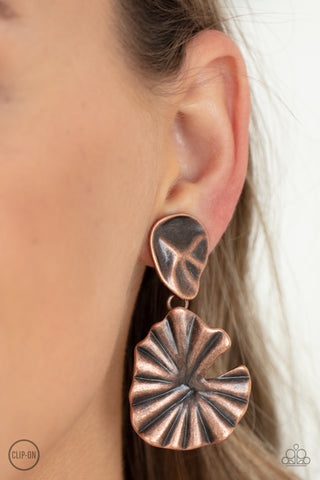 Empress Of The Amazon - Copper Clip-On Earring